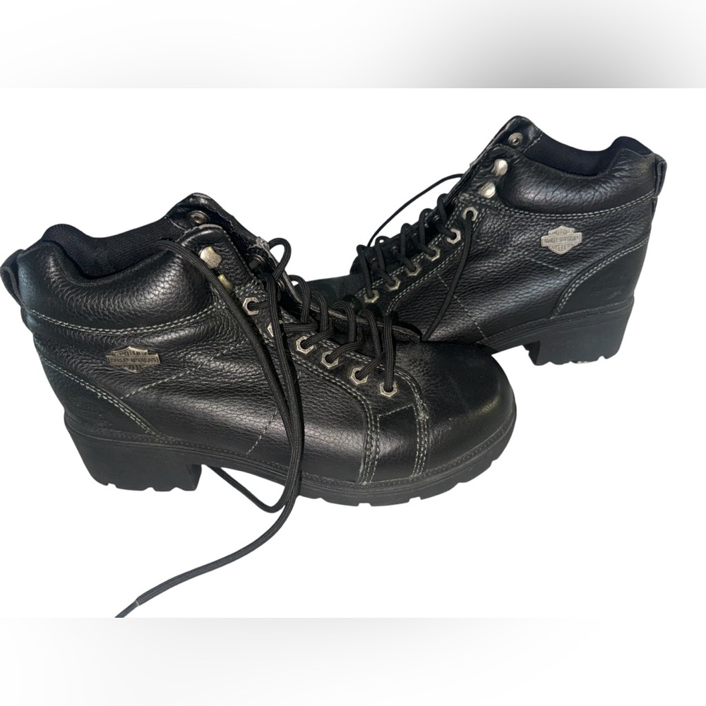 Harley-Davidson Black Ankle Boots